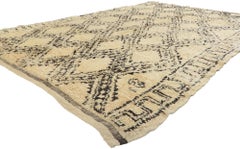 Vintage Moroccan Beni Ourain Rug