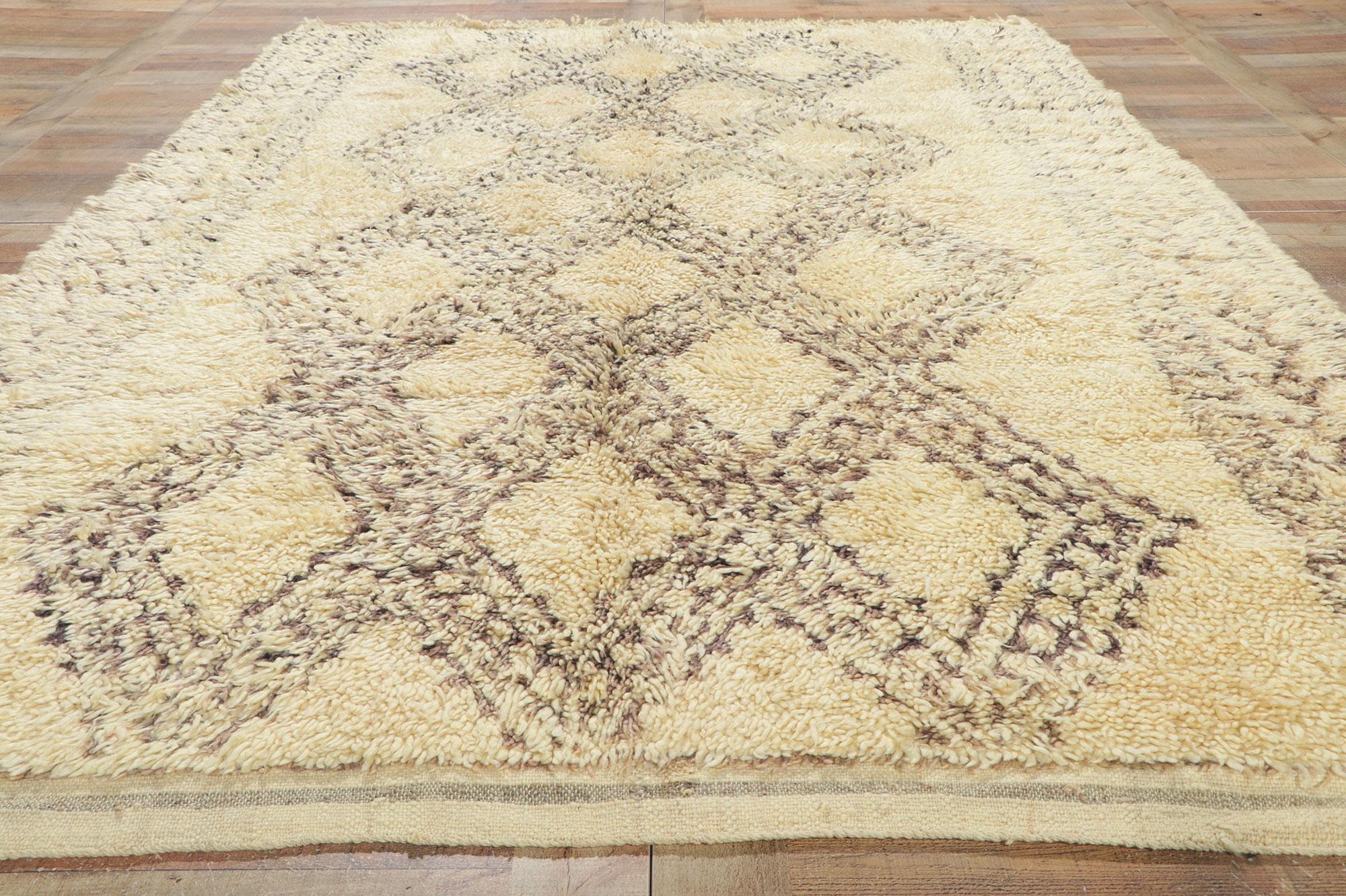 Marokkanischer Beni Ourain-Teppich im Angebot 2