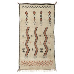 Vintage Moroccan Beni Ourain Rug