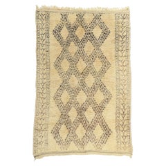Vintage Moroccan Beni Ourain Rug