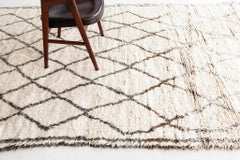 Vintage Moroccan Beni Ourain Tribe Berber Rug