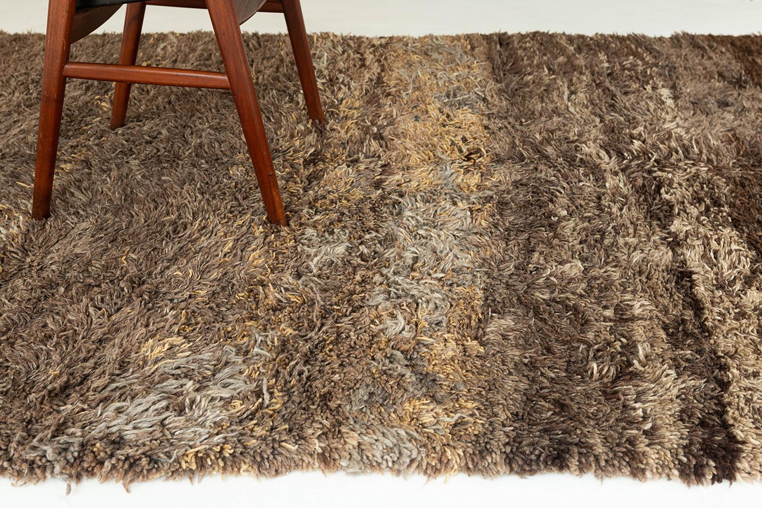Tapis marocain vintage de la tribu Beni Ourain en vente 7