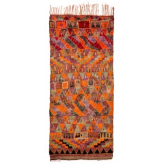 Tapis berbère marocain vintage Ait Bou Ichaouen