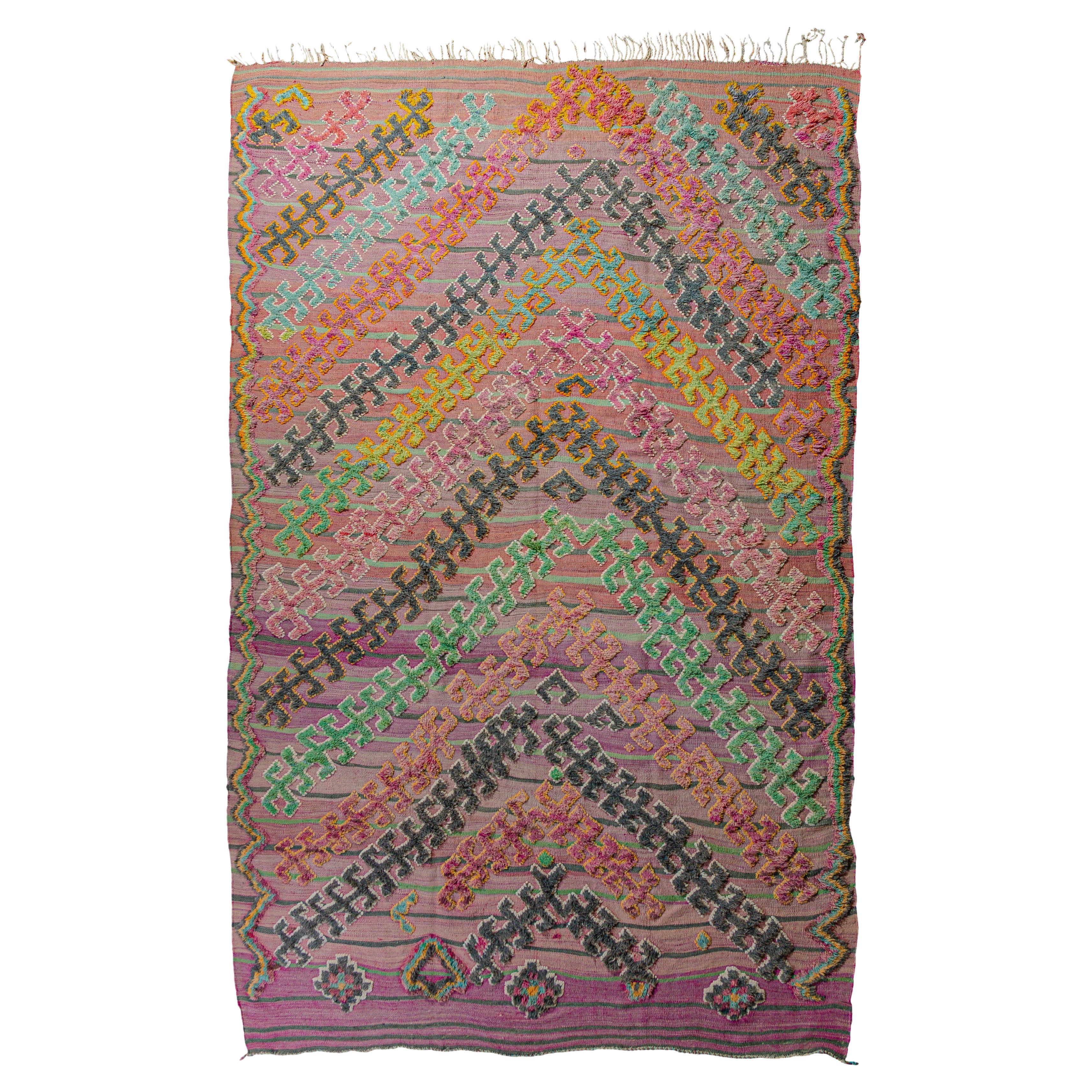 Vintage Moroccan Aït bou Ichaouen (Talsint) Carpet curated by Breuckelen Berber