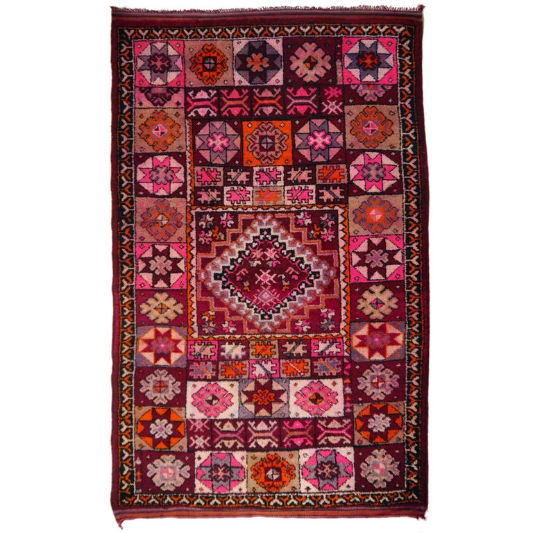 Vintage Moroccan Berber Carpet For Sale at 1stdibs