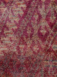 Vintage Moroccan Berber Guigou carpet with chevrons curated by Breuckelen Berber