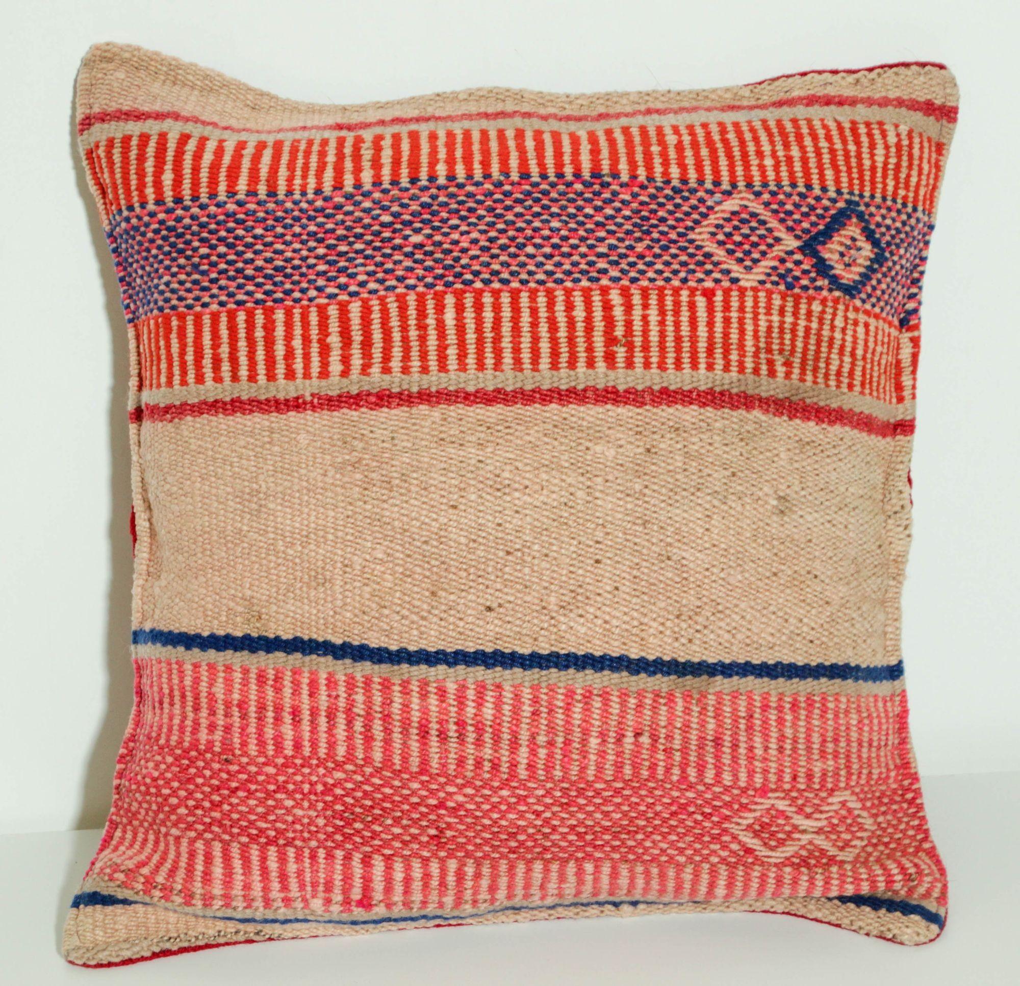 Cojín Vintage Bereber Marroquí Tejido a Mano Lana en venta