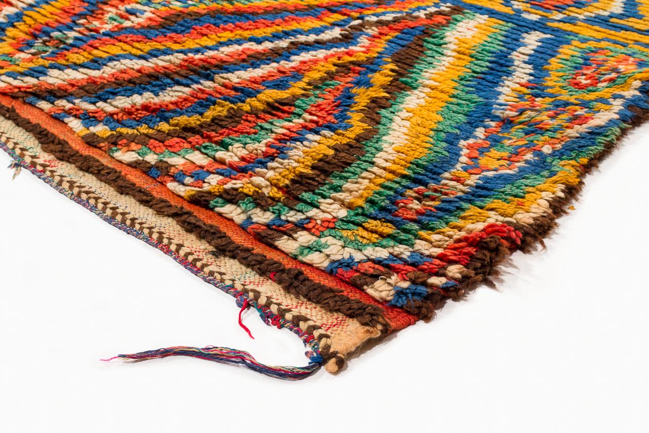 Woven Vintage Moroccan Berber Rug