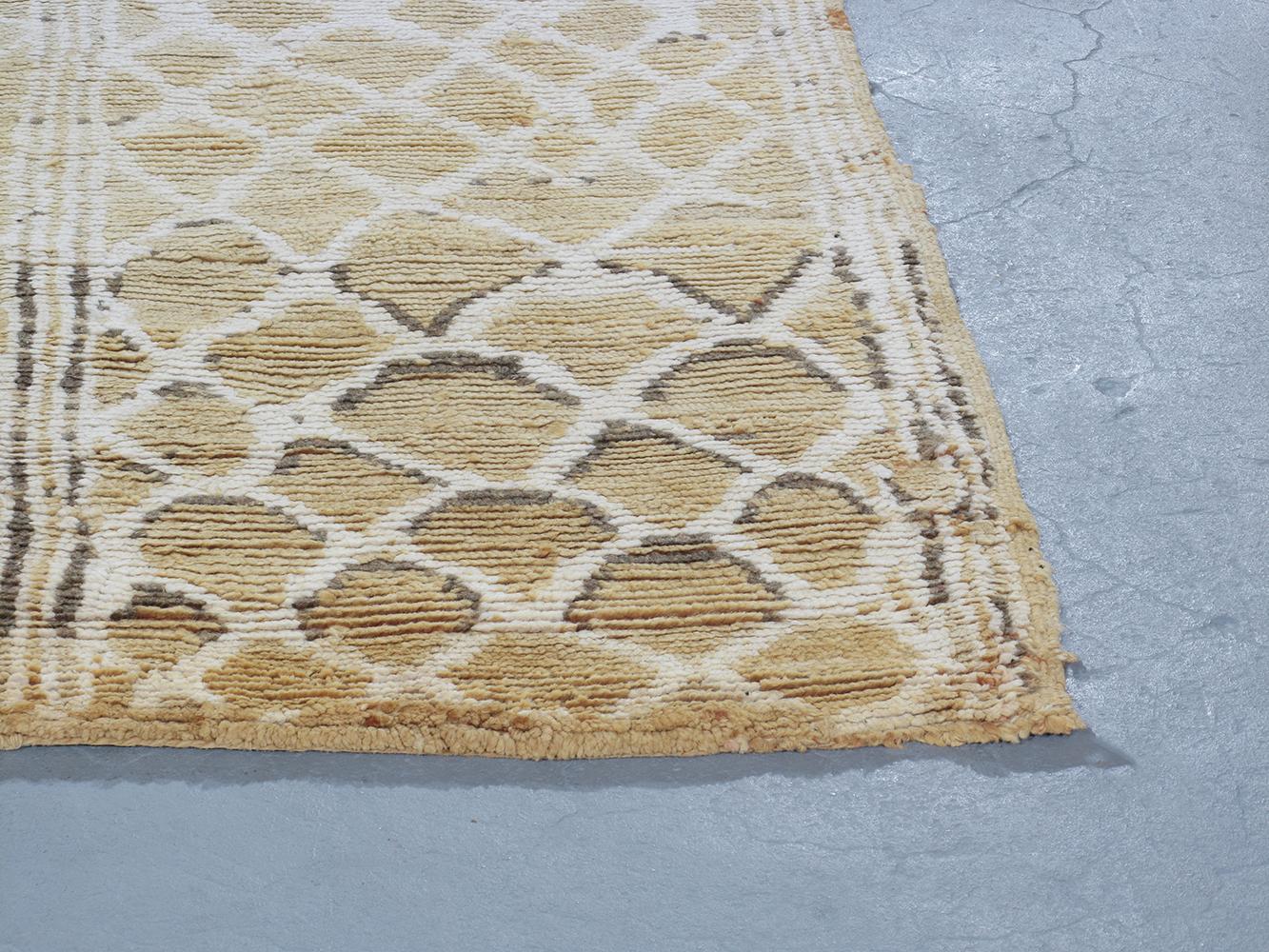 gold moroccan rug