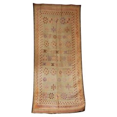 Vintage Moroccan Berber Tribal Faded Rug
