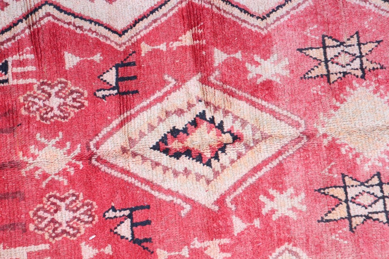 Vintage Moroccan Berber Tribal Rug, circa 1940 For Sale 6