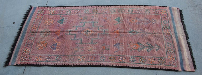 Moroccan Vintage Berber Tribal Rug, circa 1960 For Sale 7