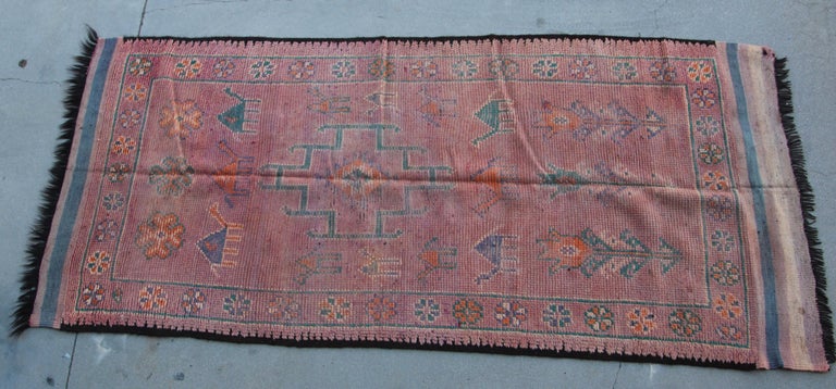 Moroccan Vintage Berber Tribal Rug, circa 1960 For Sale 9