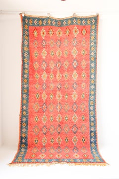 Vintage Moroccan Berber Rug by Weaver Tribes, Hand-Knotted Wool, 1960s