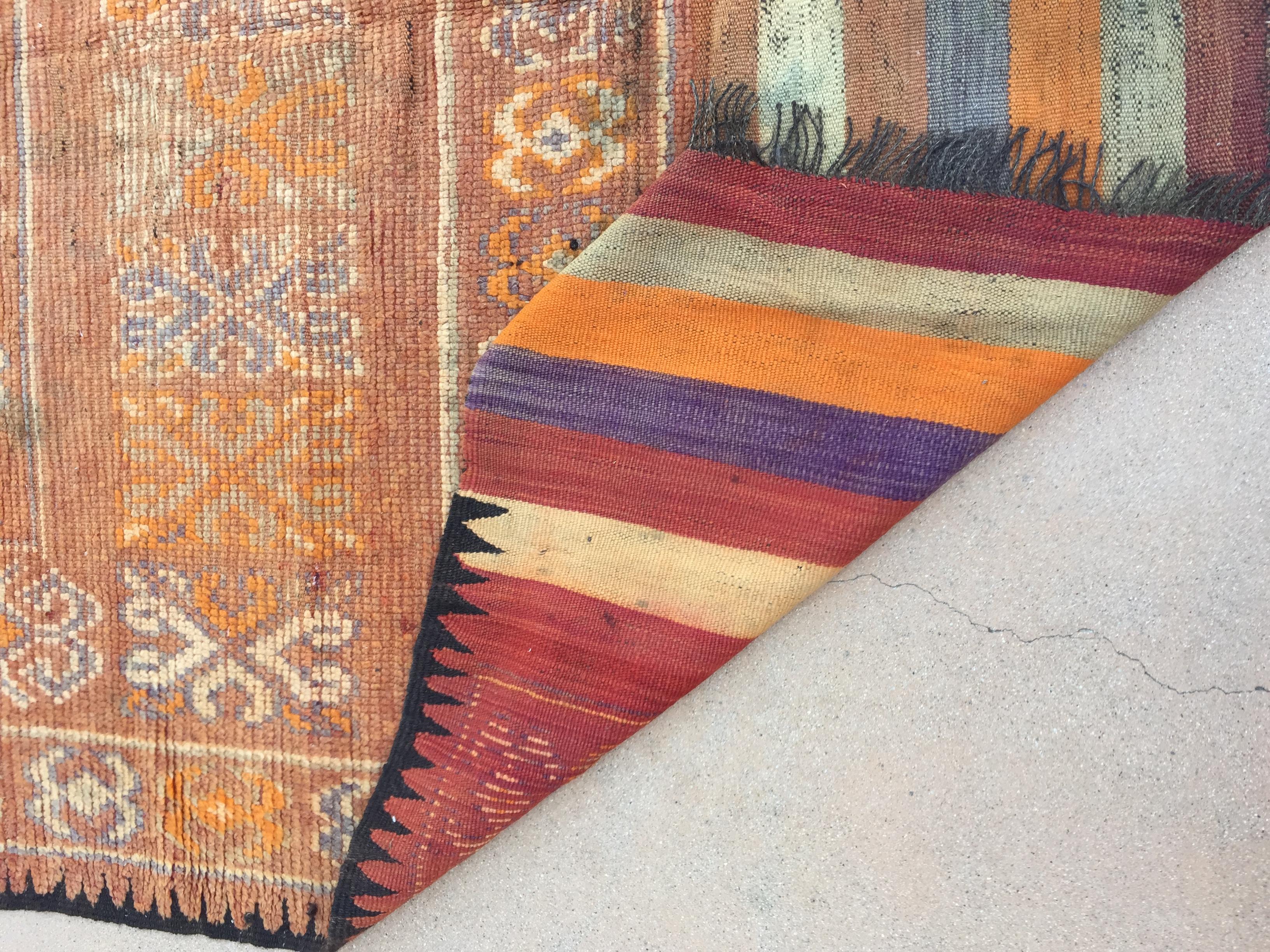 Wool Vintage Moroccan Berber Rug, circa 1960 For Sale