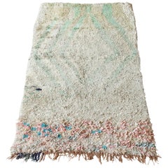 Vintage Moroccan Boucherouite Rug