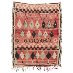 Vintage Moroccan Boujaad Berber Rug