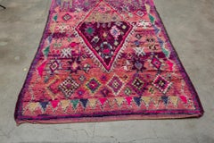 Vintage Moroccan Boujad Rug - Pink, Purple
