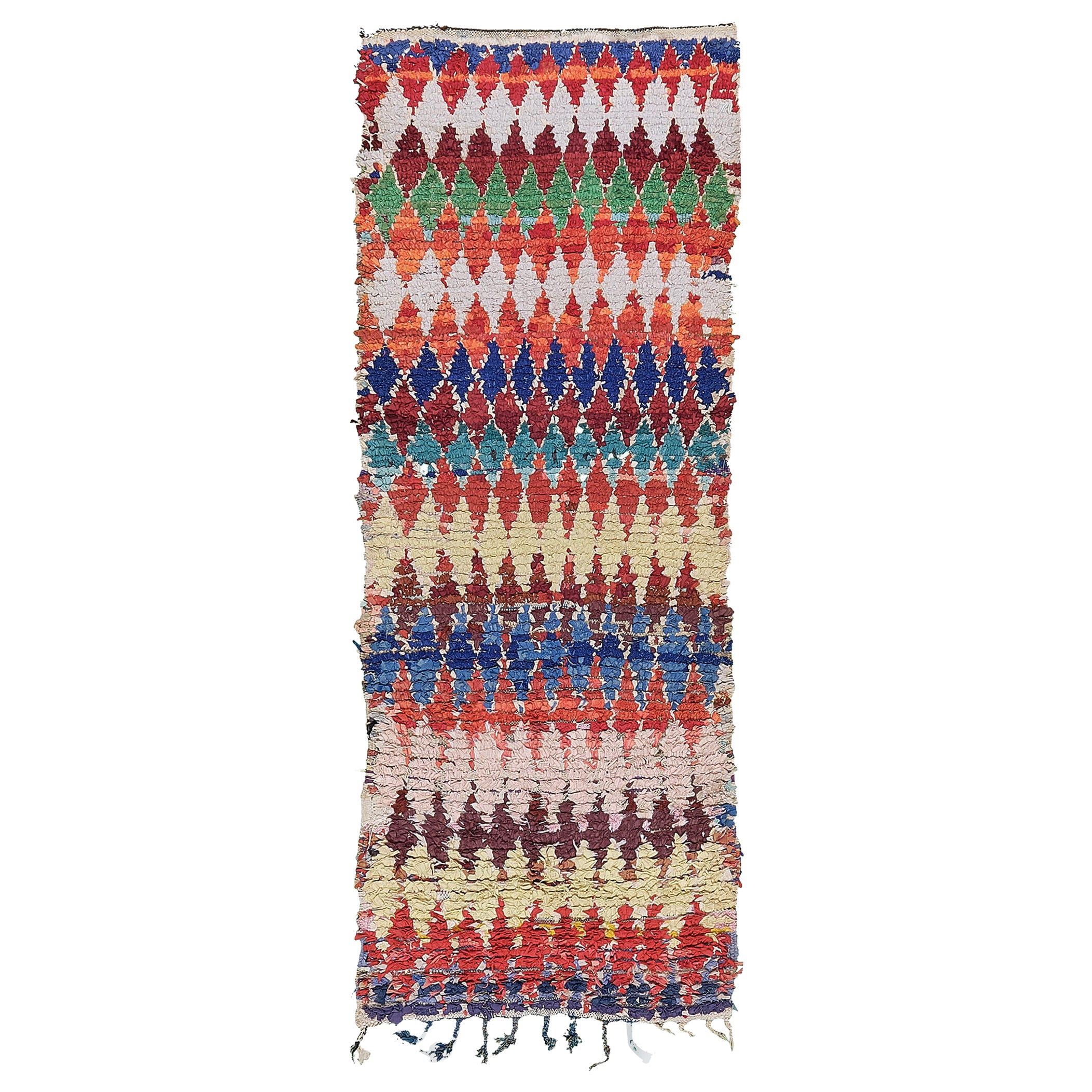 Vintage marokkanischen Boujad Tribe Berber Läufer