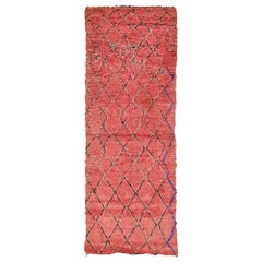 Vintage Moroccan Boujad Tribe Berber Runner