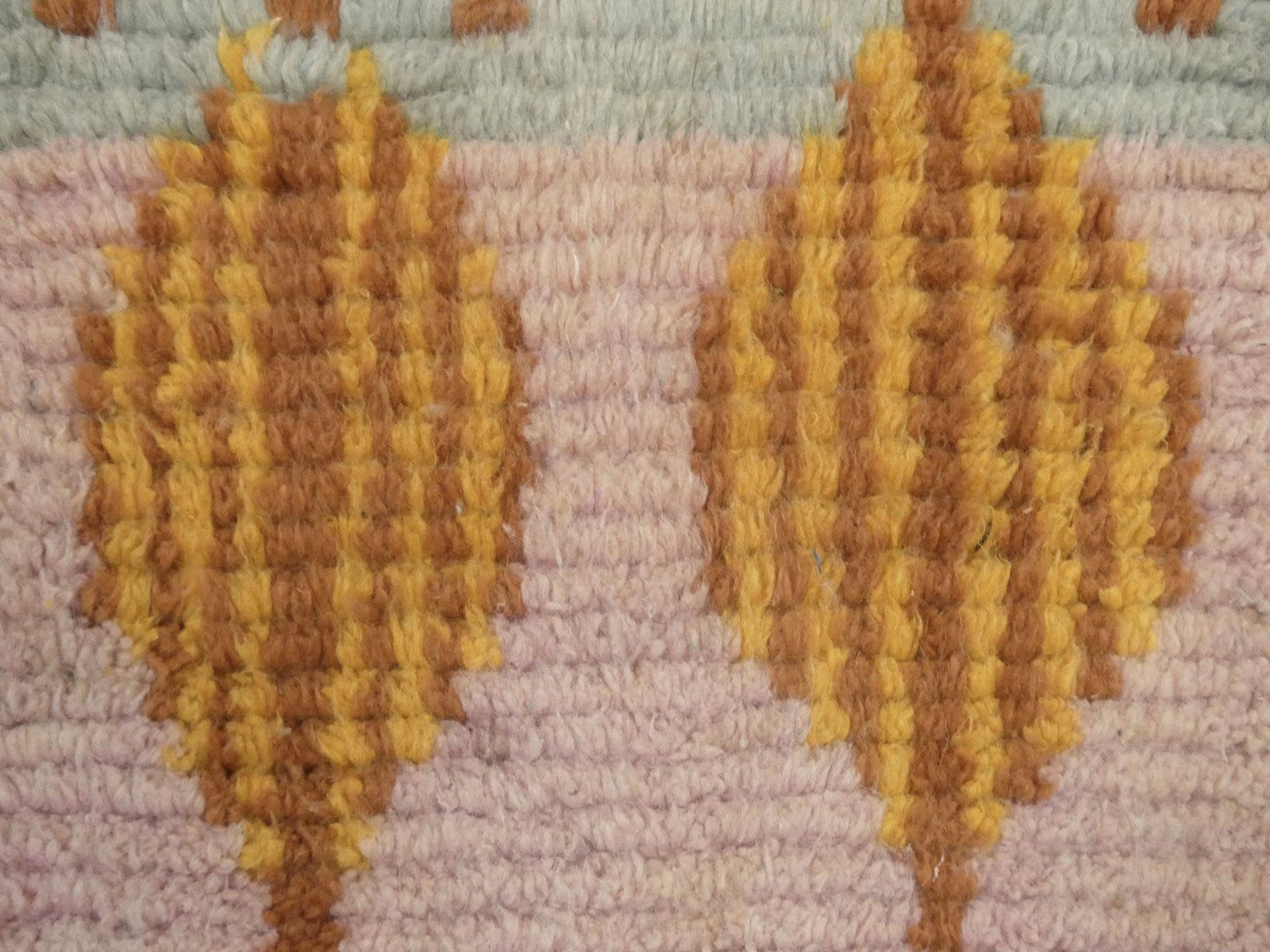 Late 20th Century Vintage Moroccan Boujad Wool Runner 2'3 x 10'5 For Sale