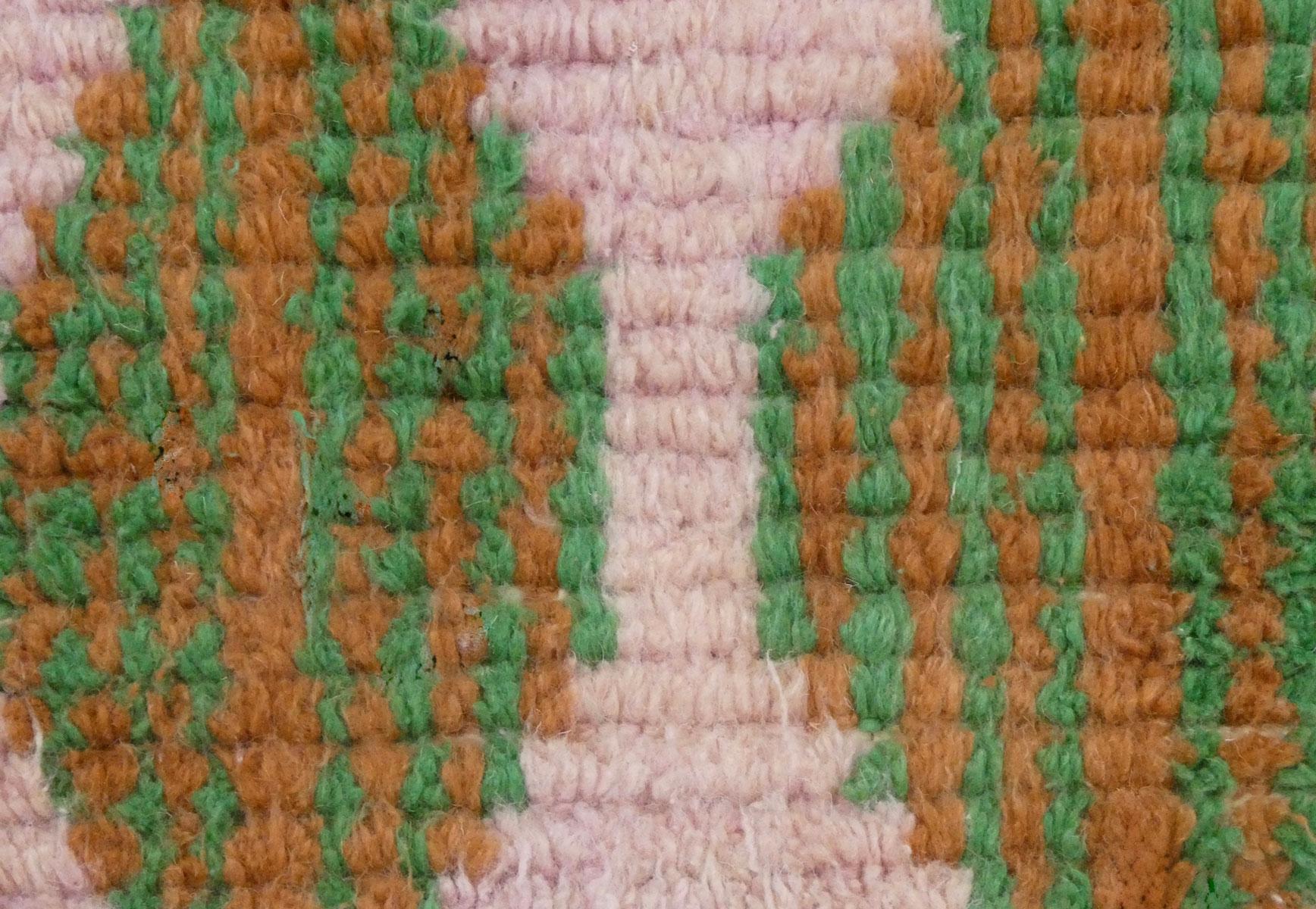 Vintage Moroccan Boujad Wool Runner 2'3 x 10'5 For Sale 3