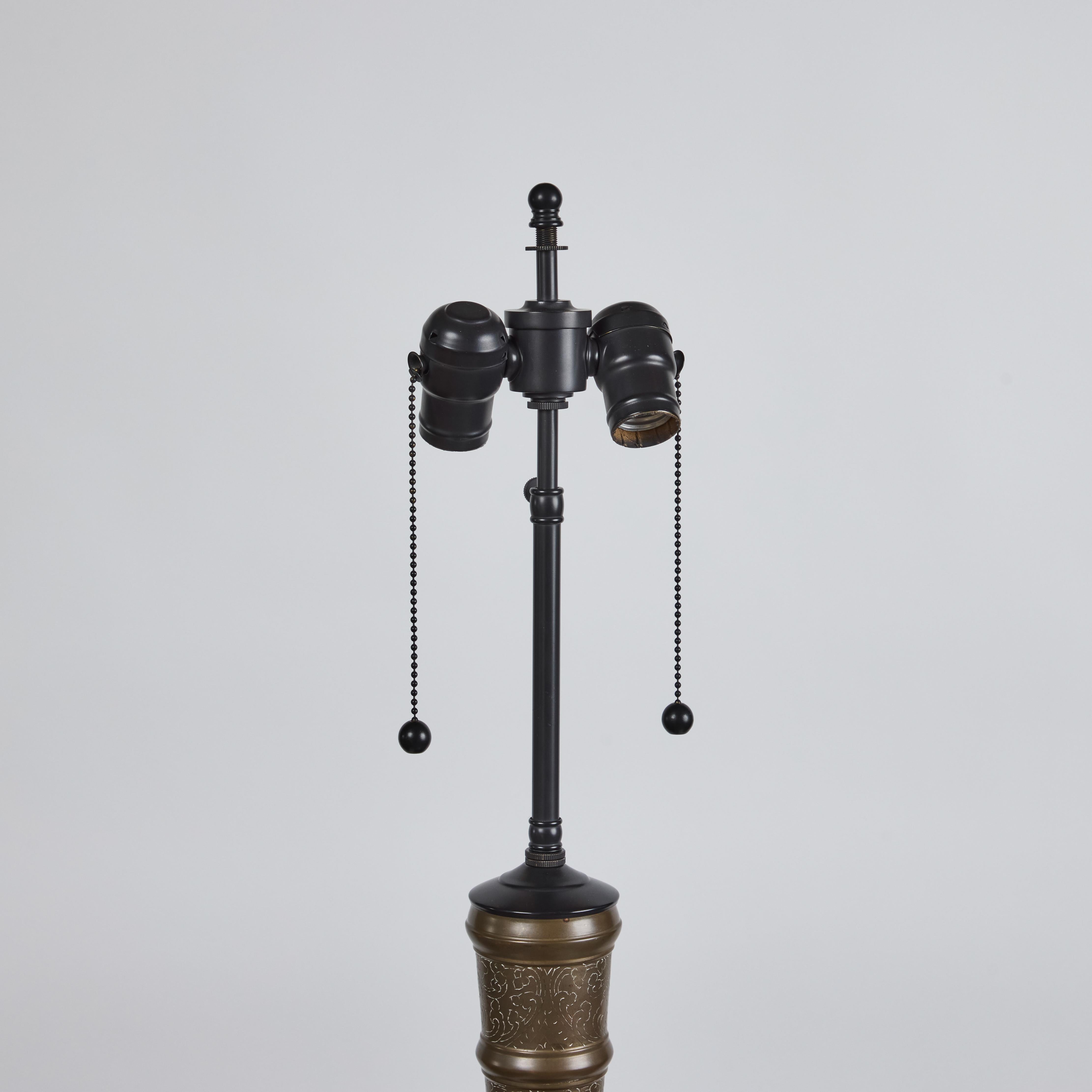 Vintage Moroccan Brass Floor Lamp 5
