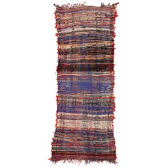 Moroccan Colorful Abstract Boujad Berber Prayer Rug