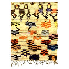 Vintage Moroccan Colorful Handmade Wool Rug by Doris Leslie Blau