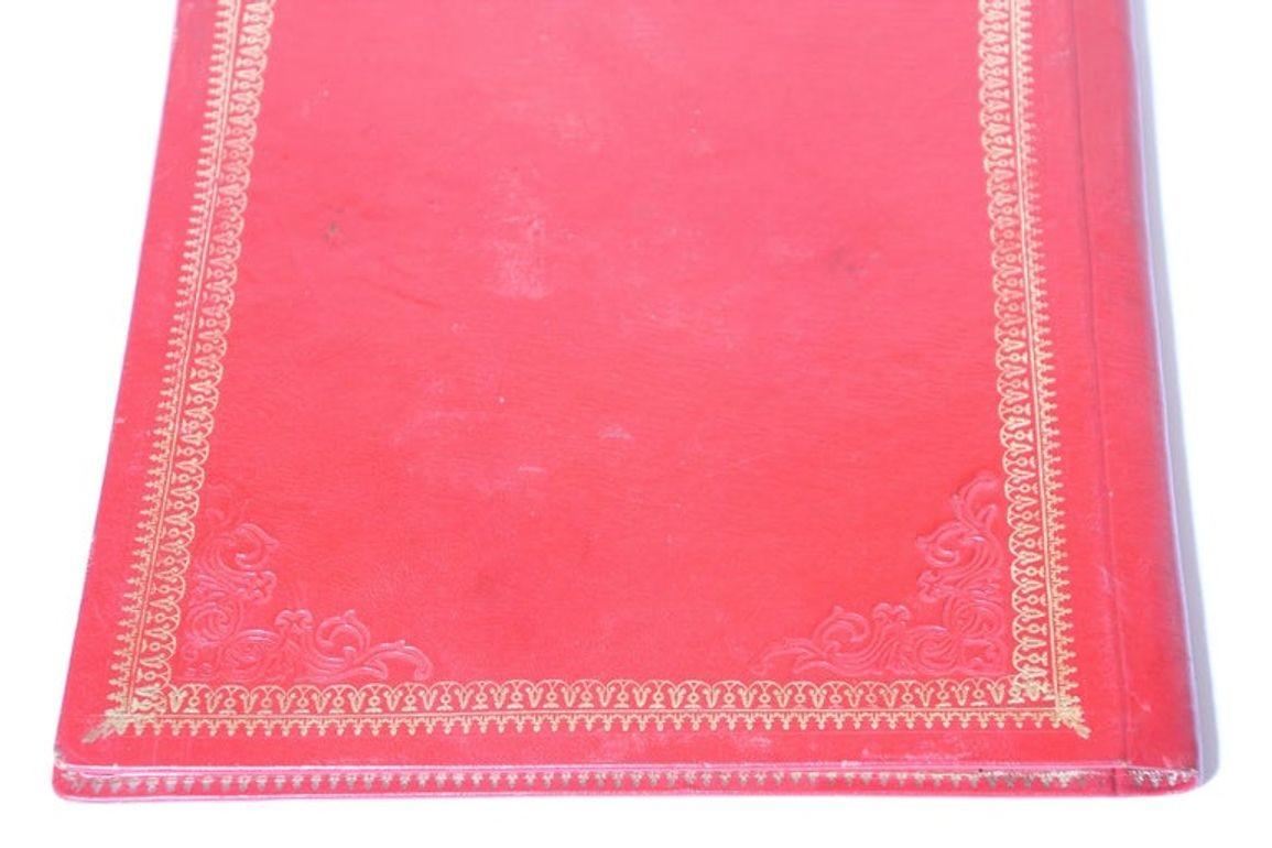 Portefeuille vintage en cuir gaufré marocain en vente 2