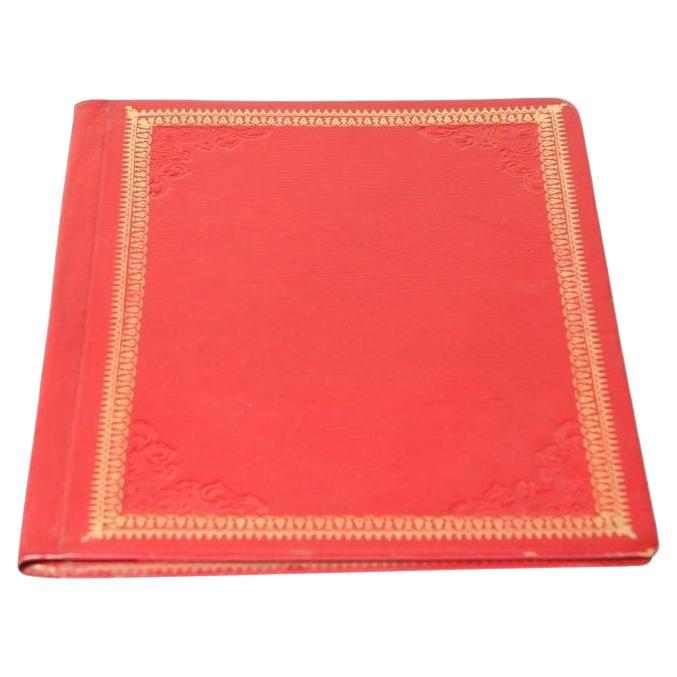 Portefeuille vintage en cuir gaufré marocain en vente