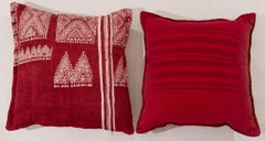 Tunisian Embroidered  Pillow