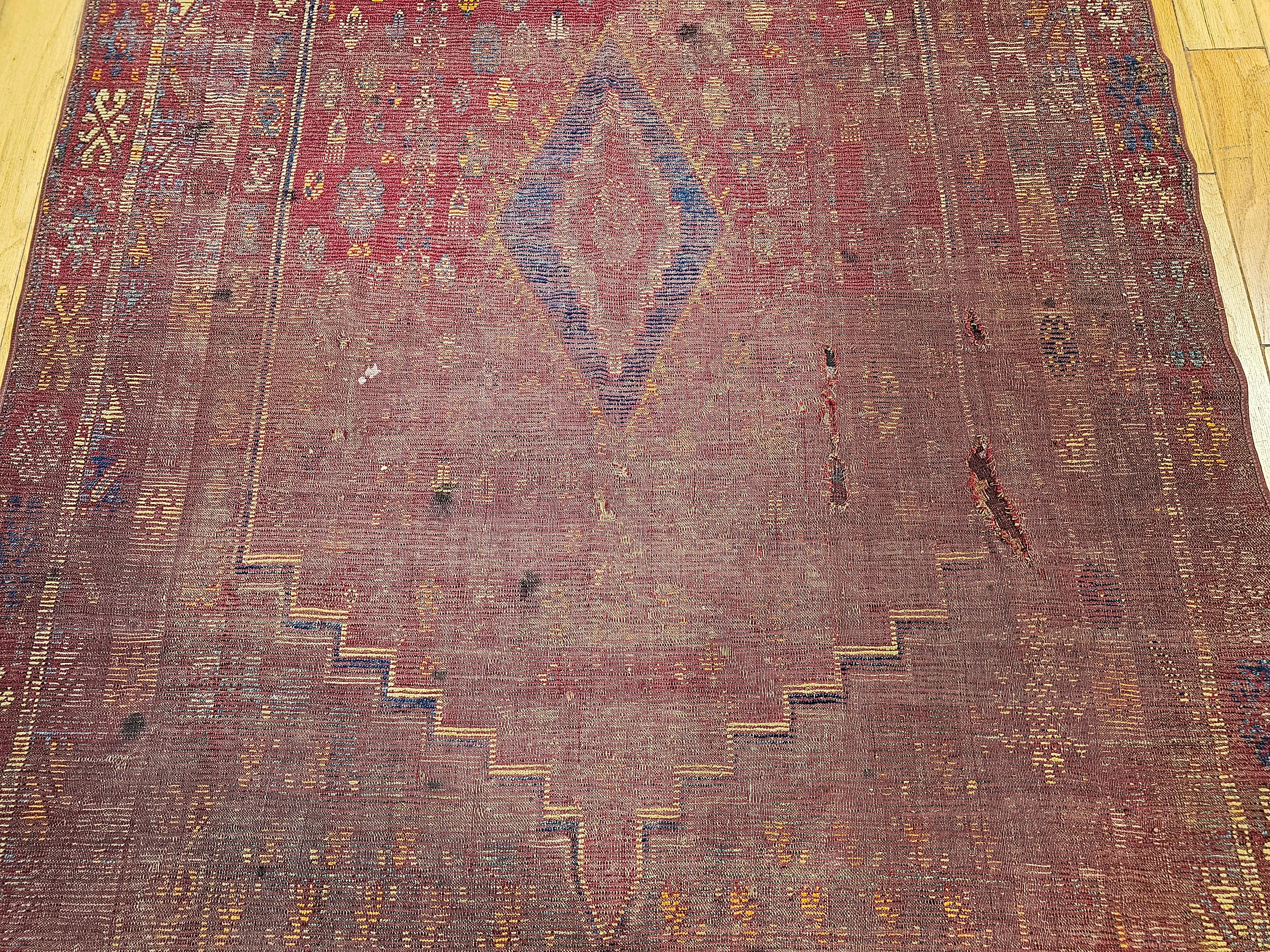 19th Century Moroccan Rabat Rug For Sale 5