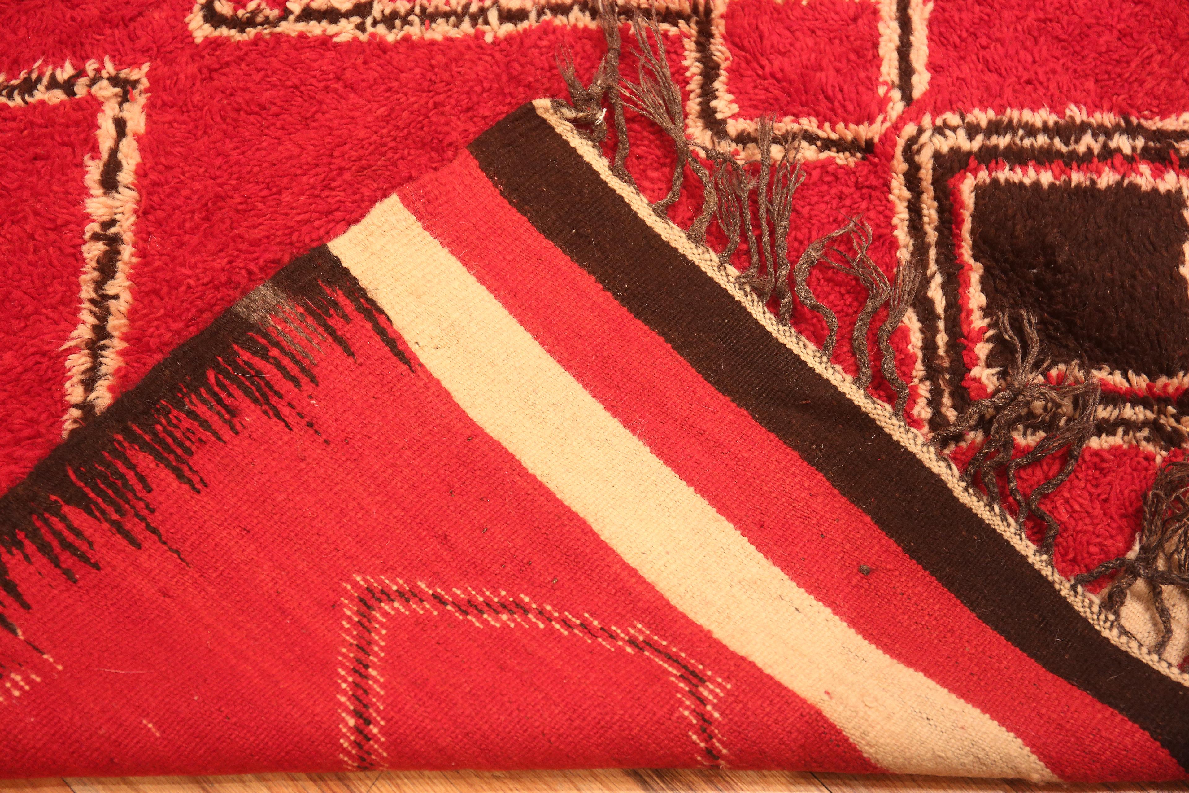 Marokkanischer Stammes-Teppich in Galeriegröße 5'10