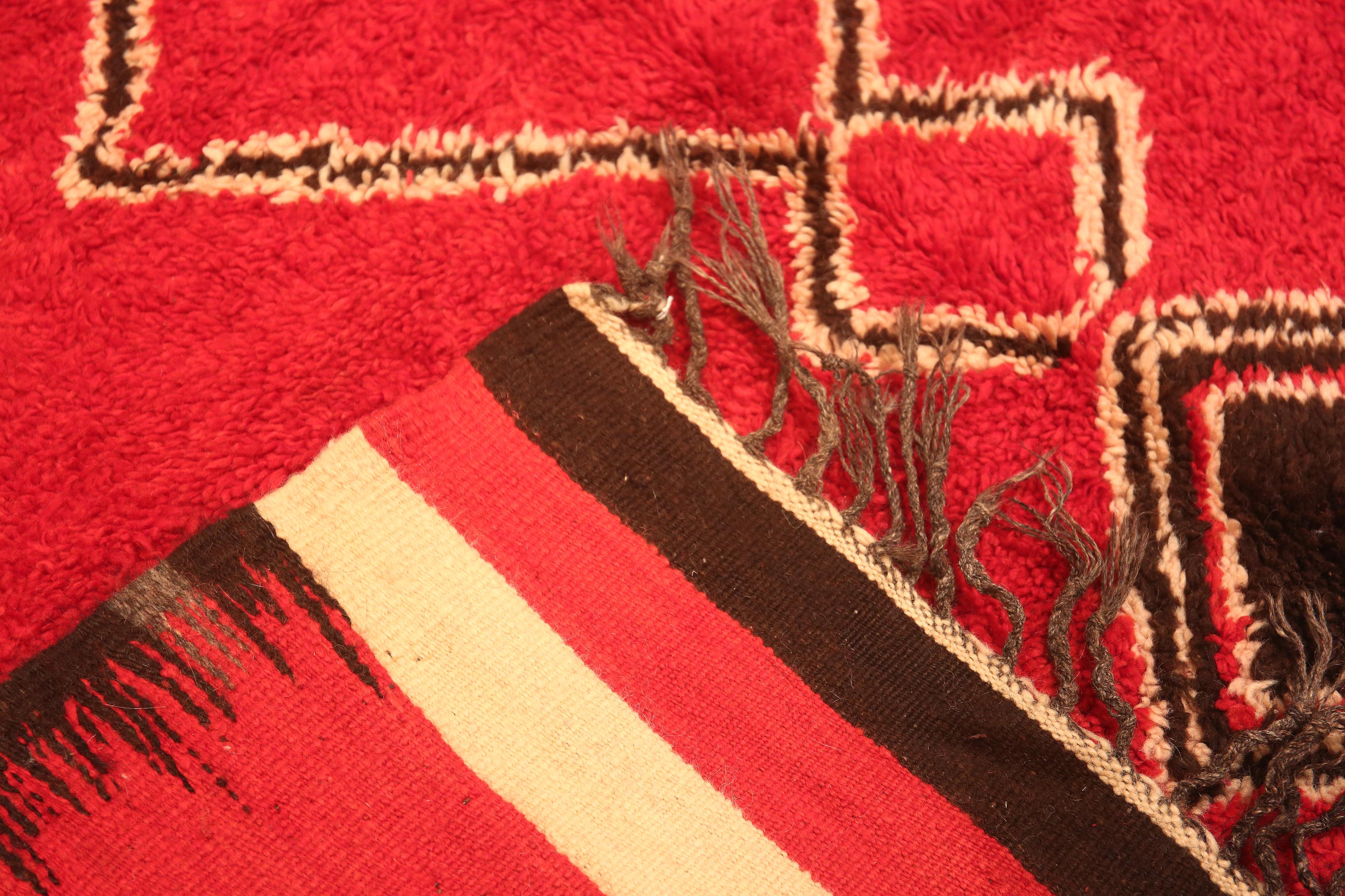 Marokkanischer Stammes-Teppich in Galeriegröße 5'10