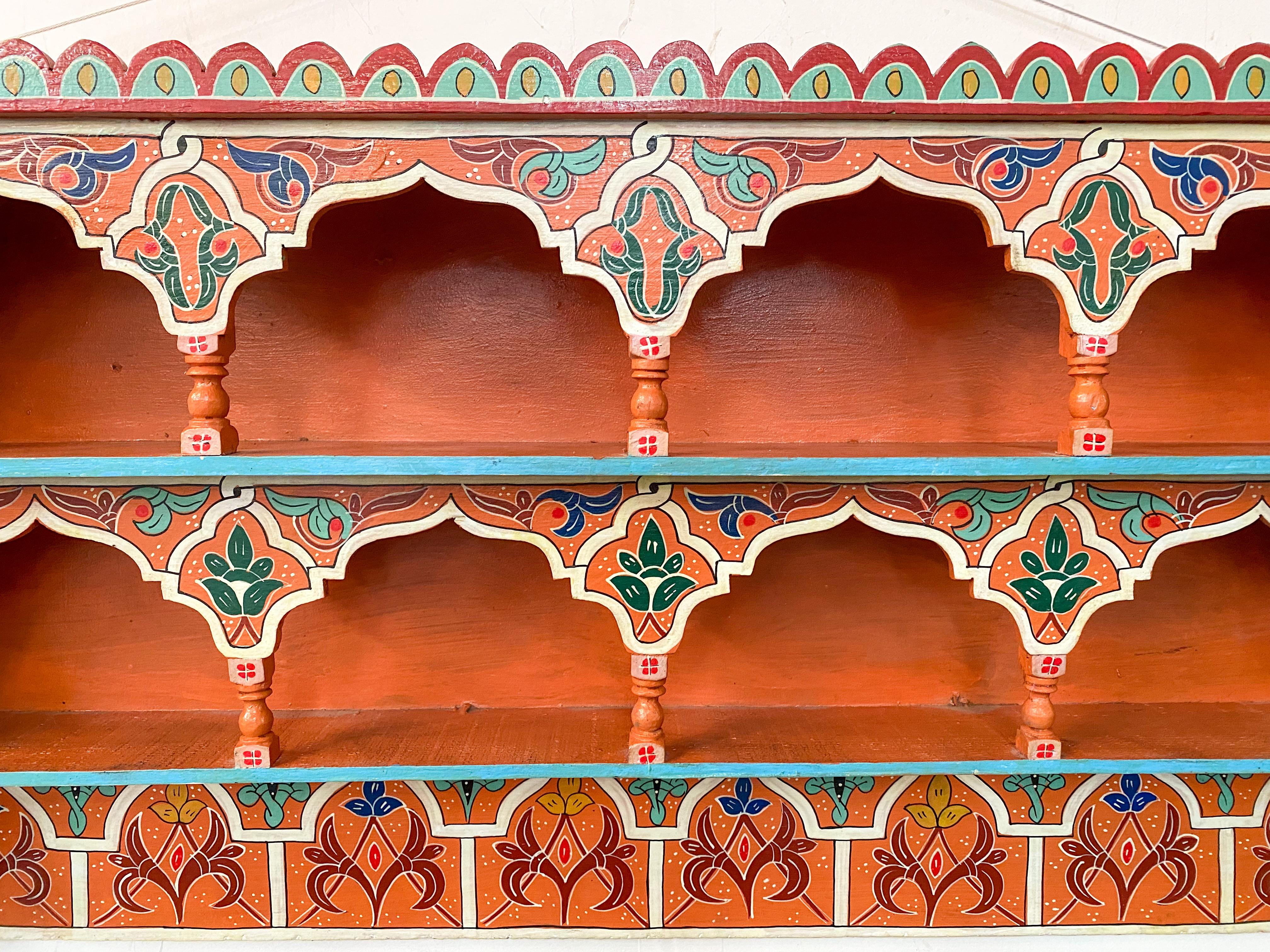 moroccan shelves