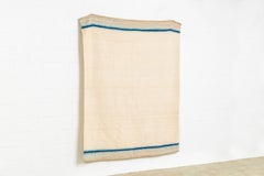 Vintage Moroccan Handmade Wool Kilim Floor Rug or Blanket