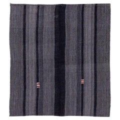 Vintage Moroccan Handmade Wool Rug – 1980s, Beautiful Grey Tones, 173 x 195 cm