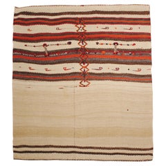 Vintage Moroccan Handmade Wool Rug – 1980s