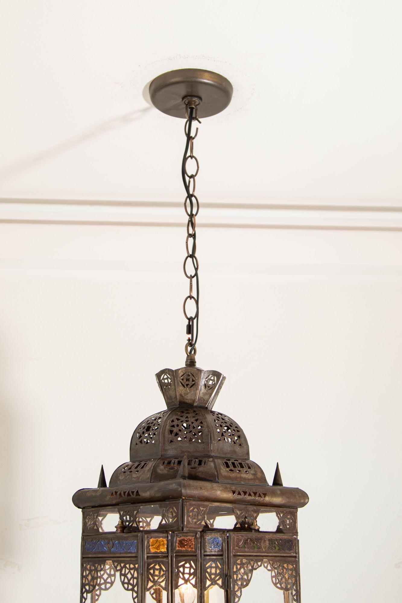 hanging moroccan lantern