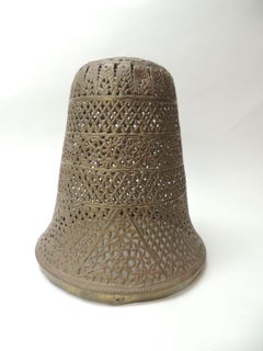 Vintage Moroccan Hanging Light Metal Shade