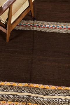 Kilim vintage marroquí de la tribu bereber del Alto Atlas