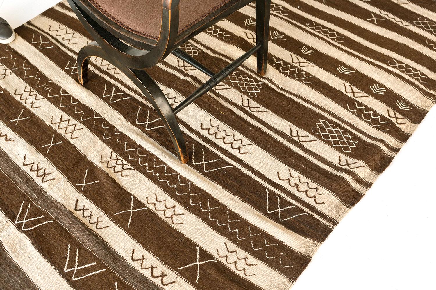 Vieux Kilim marocain de la tribu berbère du Haut Atlas Bon état - En vente à WEST HOLLYWOOD, CA