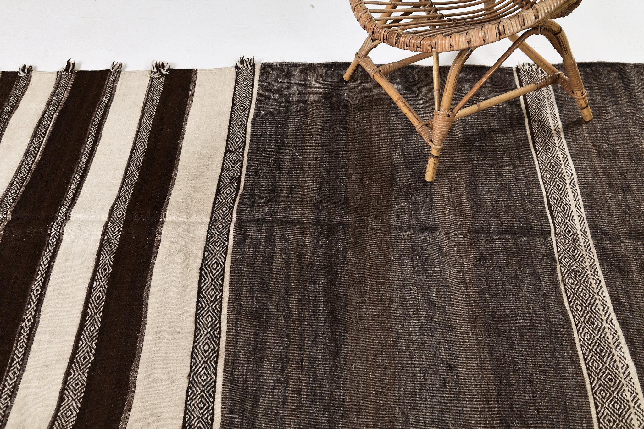Lana Kilim marocchino vintage della tribù berbera dell'Alto Atlante in vendita