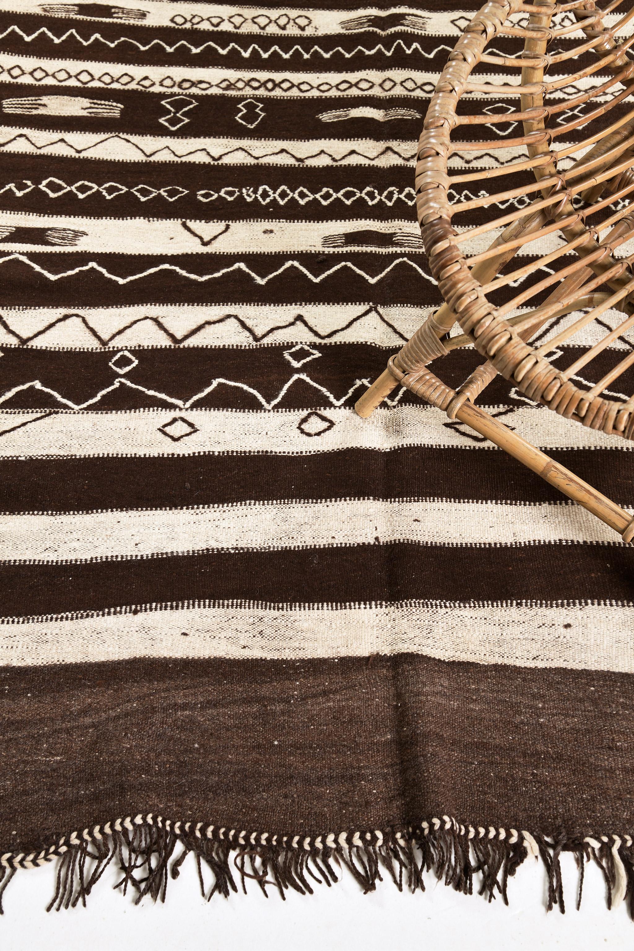 Kilim vintage marroquí de la tribu bereber del Alto Atlas en venta 1