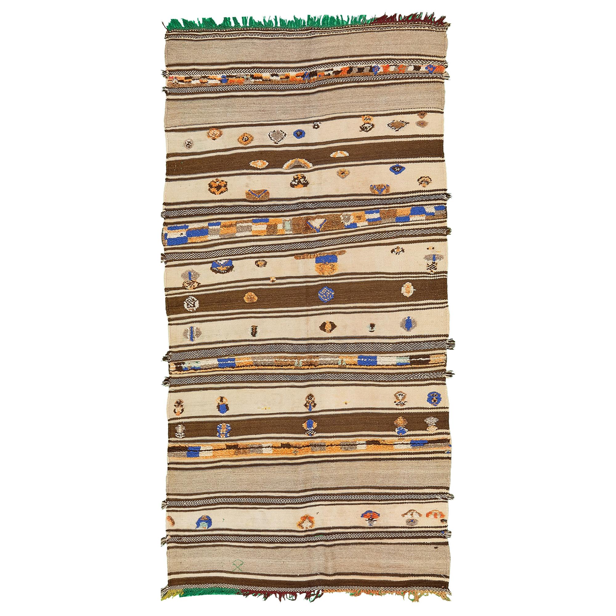 Kilim marocchino vintage della tribù berbera dell'Alto Atlante