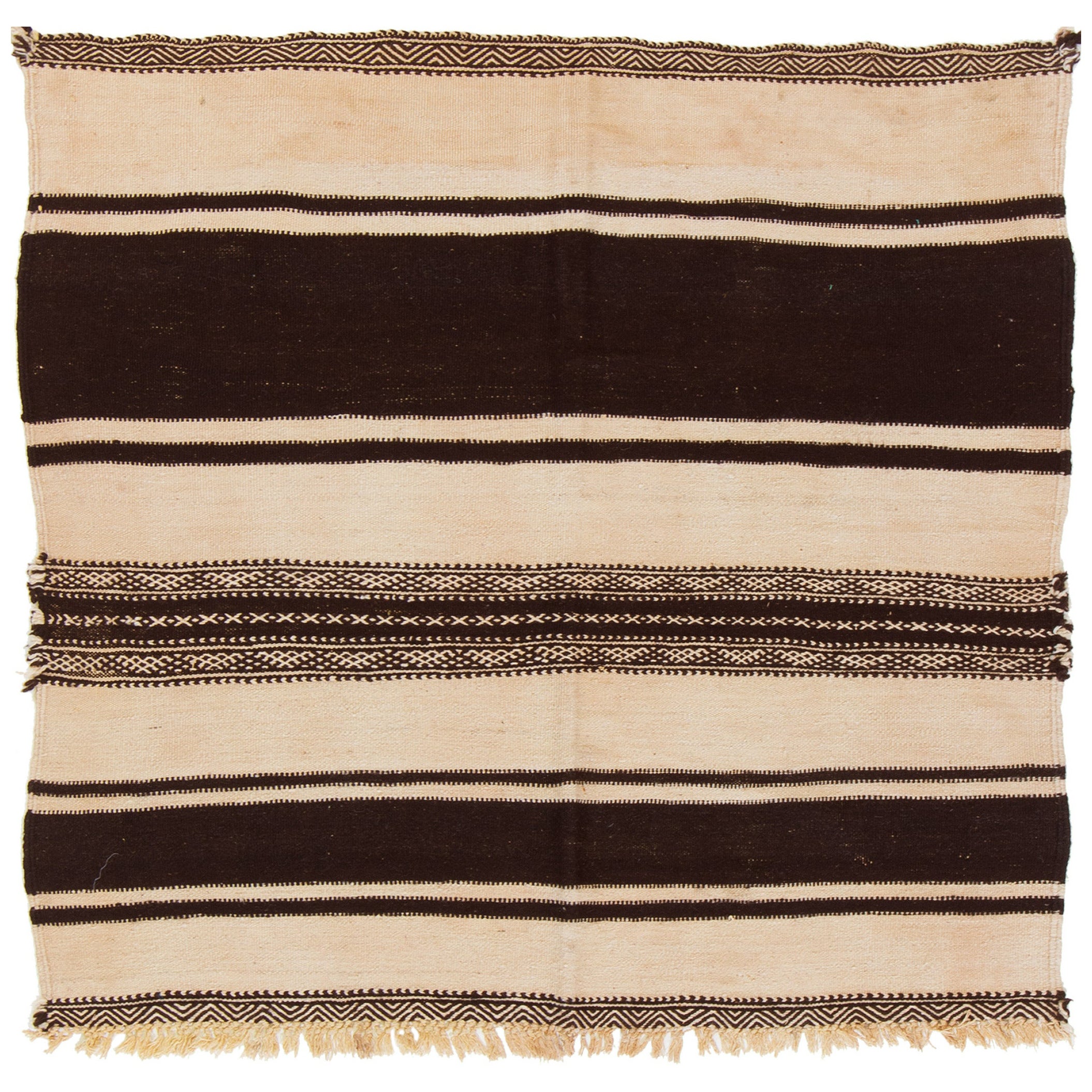 Vintage Moroccan High Atlas Berber Tribe Kilim