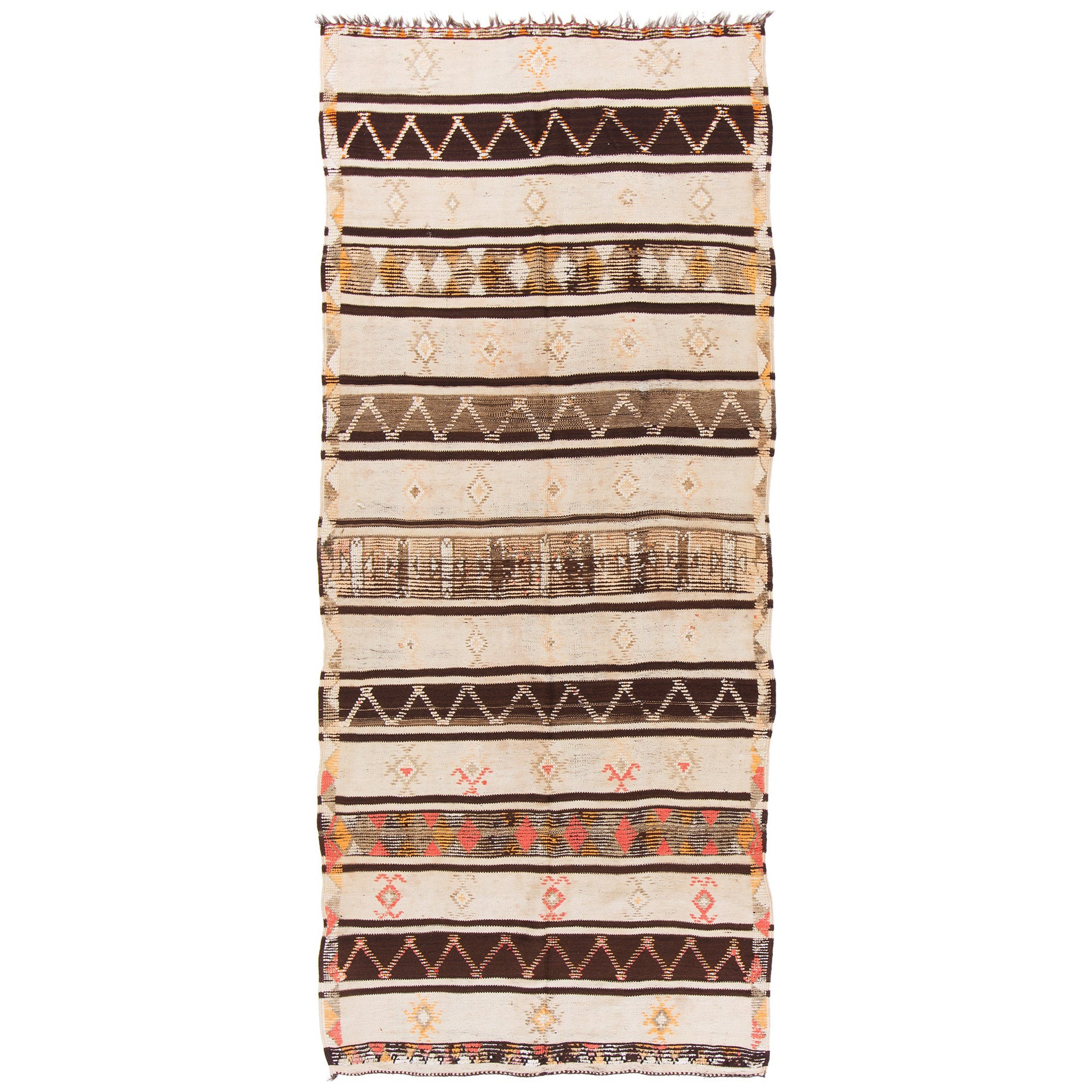 Kilim marocchino vintage della tribù berbera dell'Alto Atlante