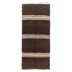 Vintage Moroccan High Atlas Berber Tribe Kilim