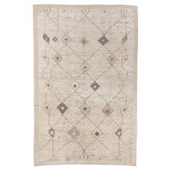 Vintage Moroccan in Oat and Espresso Tribal